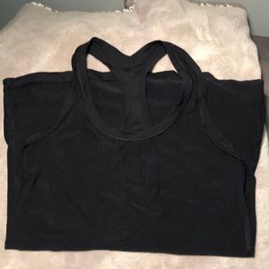 Lululemon cool racerback tank, black size 6
